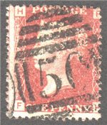 Great Britain Scott 33 Used Plate 195 - FH